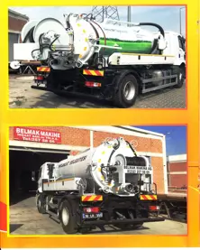 sewage truck together with channel opener