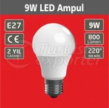 E27 Led Bulb 9W 800 Lumen White Light