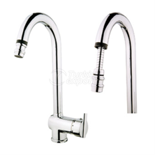 Sink Mixer With Pull-Out Spiral Spring Tap 176