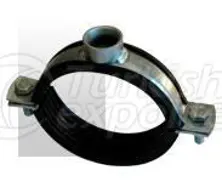 Heavy Duty Pipe Clamp With Rubber Profile & 1/2’’ Sleeve - (NAM15)