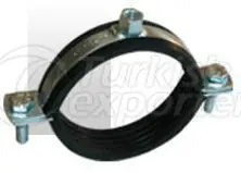 Heavy Duty Pipe Clamp With Rubber Profile & Nut - ( NAS)