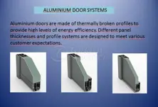 Aluminium doors