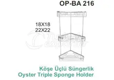Oyster Triple Sponge Holder OP-BA 216
