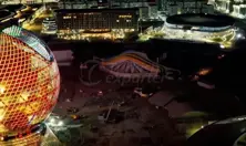 Construcción de la esfera de la EXPO 2017