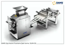 Diviseuse-bouleuse de pâte DAMS 3 rangées et machine de formage (faconnage) / DUKH-50