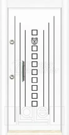 Çelik Kapı Yüzeyler - Beyaz L4002