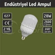 LEDAY Industrial Led Bulb-28w-2600 Lumen White Light
