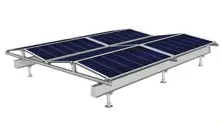 Solar Power Panel Steel Support Profiles