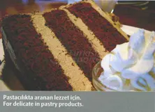 For Delicate in Pastry Products
