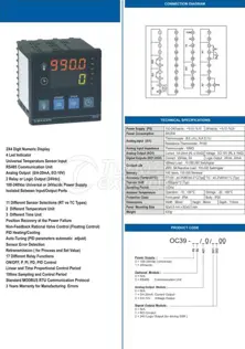 Controlador de temperatura de ajuste de tiempo 96x96