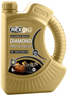 REXOIL DIAMOND PRO FE 0W-20 SN/CF MOTOR OIL FULL SYNTHETIC