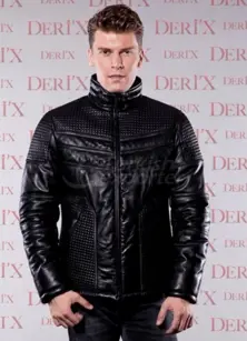 Leather Jackets 02 E Black