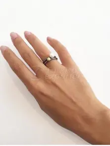 Кольцо ручной работы Duo Silver Ring