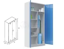 Metal Cleaning Supply Cabinets