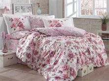Alessia Dried Rose - Kit de roupa de cama de solteiro Poplin (8698499117877)