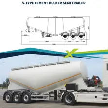 V-TYPE  Cement Bulker Semi Trail