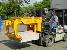 Crane and Forklift Attachments-Pipe Rotating Clamp