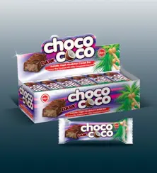 Cocolin oscuro de ChocoCoco con coco