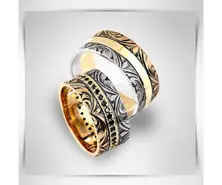 Wedding Ring Handmade 14 K ATK557