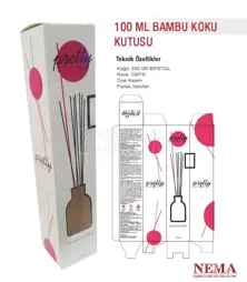 Caixa de Perfume de Bambu de 100 ml