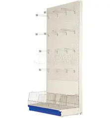 Wall Shelving Bay with Perfo-Back