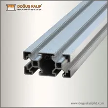 Perfil industrial de aluminio 40x80
