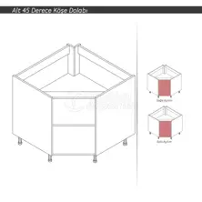 Base Corner Cabinet (45 degree)
