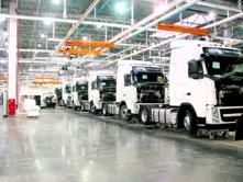 Équipements de la chaîne de montage de camions Volvo