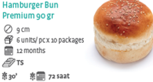 Hamburger Bun Premium