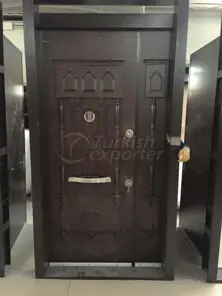 porta de segurança de aço