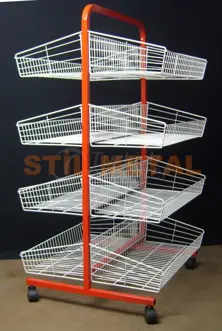 Double Sided Wire Display Rack