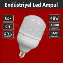 LEDAY Endüstriyel Led Ampul - 48w - 4000 Lümen-Beyaz Işık