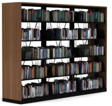 Triple Bookcase System