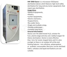 HRF3000 Ozone Sterilizer