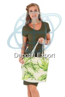 Cotton Bag 4805 Ecolusive Tropica Green
