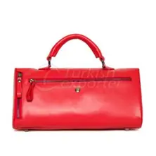 Bermuda Womens Leather Handbag Red