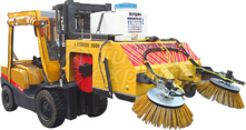 Forklift Front Sweeping Machine