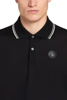 Black Logo Polo Shirt