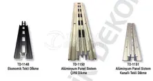 Aluminium Vertical Shelf Profiles
