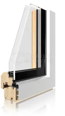 Sistemas de puertas y ventanas de aluminio de madera -Integral