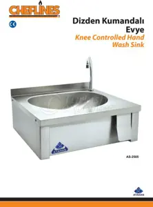 Knee Controlled Hand Wash Sink