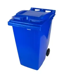 360-литровый пластиковый контейнер для мусора