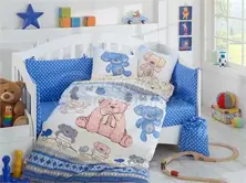 Tombik azul - conjunto de roupa de cama de bebê (8698499125094)