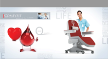 كرسي كومفيسيت لنقل الدم ( 4 محركات ) بي تي 24-إس