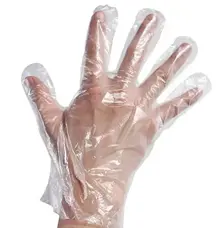 Одноразовые перчатки PE