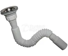 Flexible Sink Trap with Large Head