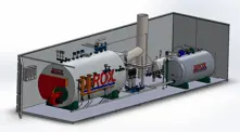 Containerized Mobile Steam Boiler  