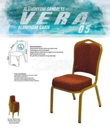 Sillas de banquete de aluminio VERA05
