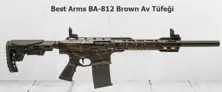 Best Arms BA-812 Brown Hunting Rifle