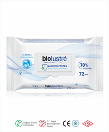 BIOLUSTRE Alcohol Based 72 Pcs Wet Wipes Flushable in Nature and Water